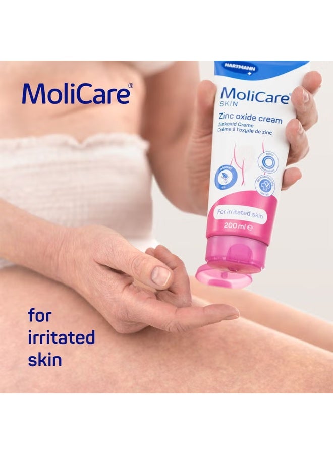 MoliCare Skin Zinc Oxide With Almond Oil For Irritated Skin 200 ml - Image 3
